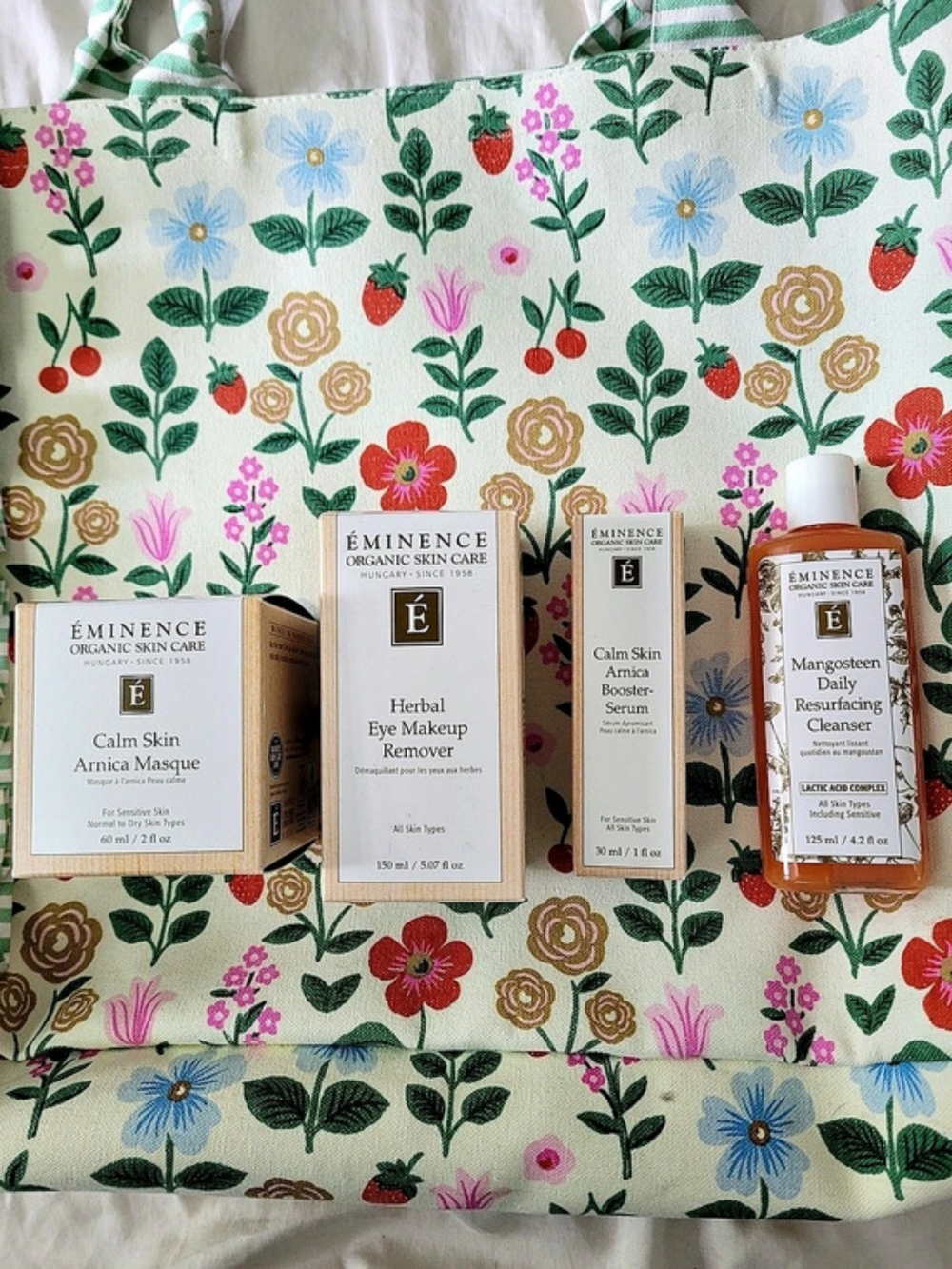 Éminence Calm Skin Arnica Masque, Calm Skin Arnica Booster-Serum, Herbal Eye